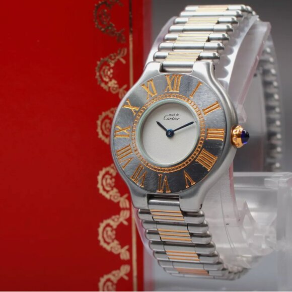 Mint Cartier Must De Ladies Watch With Box! main image 5